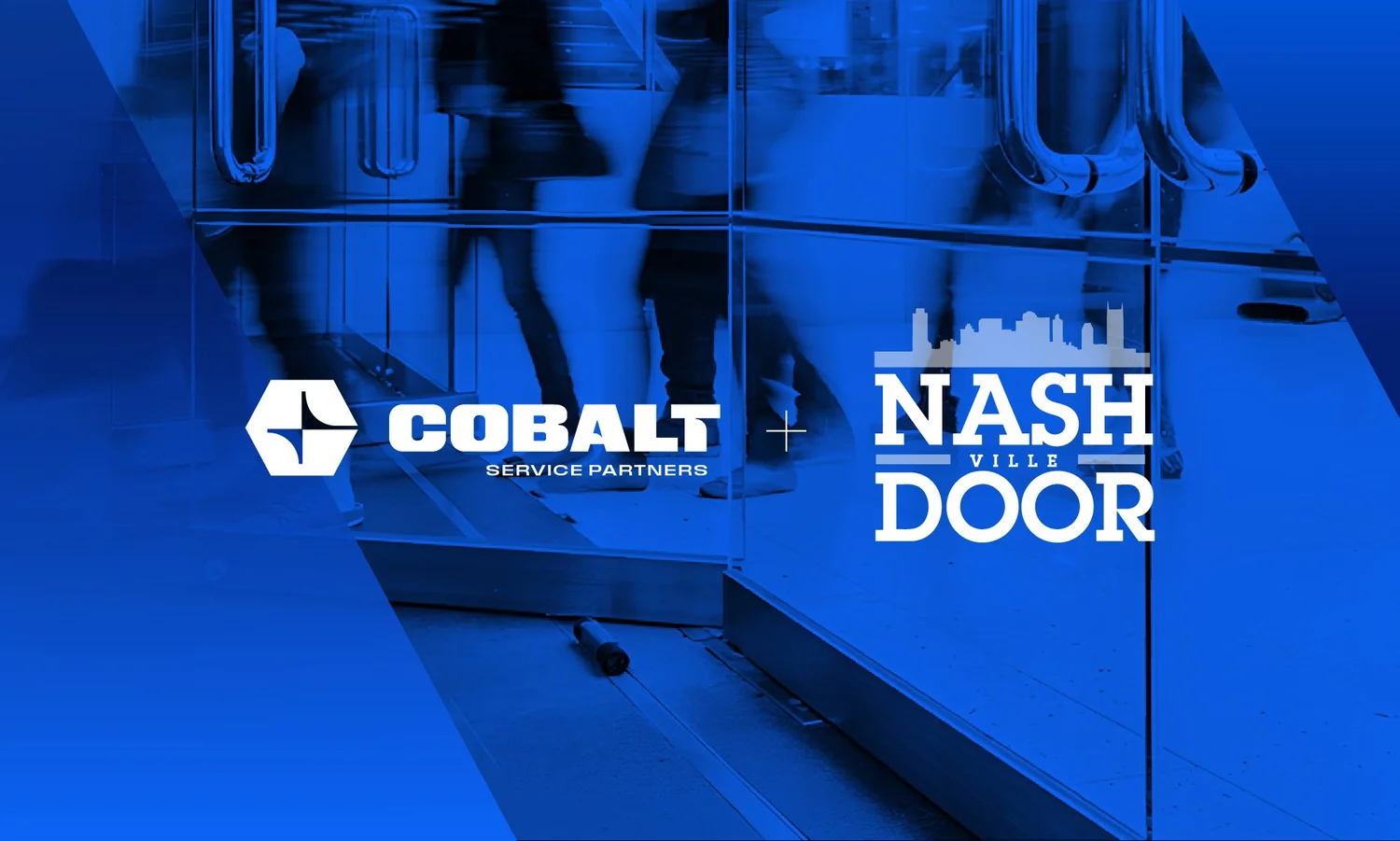 Cobalt and Nashville Door Closer logo lockup thumbnail